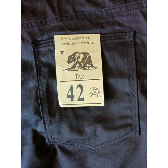 Trestle Supply Co. Pants Men's Size 42 Black Stretch - Picture 7 of 9